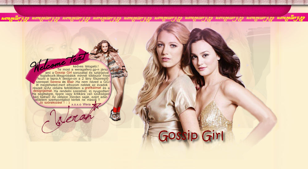 Gossip Girl - az oldal talakitson megy keresztl !